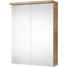 Kiba Look tammi 50 cm led peilikaappi pistorasialla