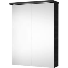 Kiba Look antrasiitti 50 cm led peilikaappi pistorasialla