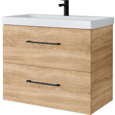 Kiba Roma tammi 60 cm allaskaappi altaalla