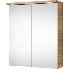 Kiba Look tammi 60 cm led peilikaappi pistorasialla