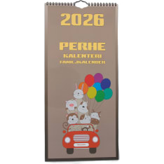 Finnish Time Design 2026 family calendar