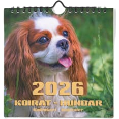 Finnish Time Dogs 2026 midi wall calendar