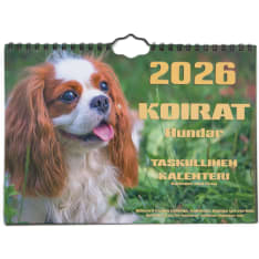 Finnish Time Dogs 2026 pocket wall calendar