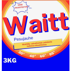 Waitt 3 kg hajusteeton yleispesujauhe