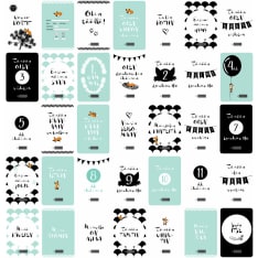 KirpunKoti Minttu milestone cards