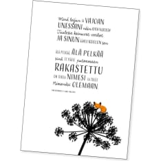 KirpunKoti Beloved song word card