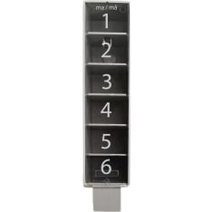 Avukas daily pill organizer, six compartments