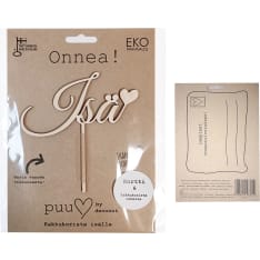 Puusydän Isä kakkukoriste