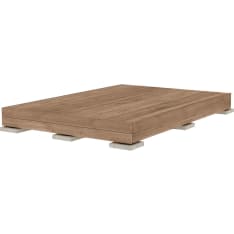 Patio Classic 2 x 3 m brown durable wood ready-made terrace