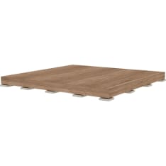 Patio Terassit Classic 4 x 4 m ruskea kestopuu valmisterassi