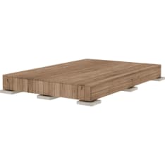 Patio Modern 2 x 3 m brown durable wood finished terrace