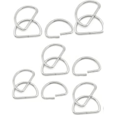 D-ring 12x9mm, 15 st/bag