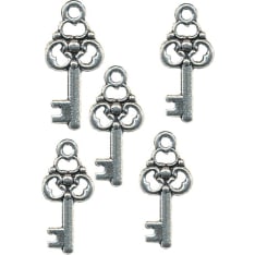 Farnia avain 22 mm hopea riipus