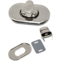 Turn lock, 21x37mm, 2st/bag