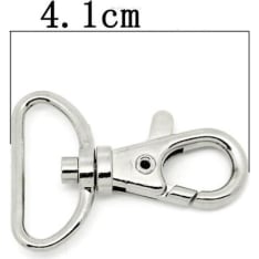 Farnia 41x30 mm hopea hihnalukko