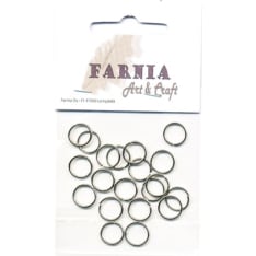 Metal ring, 10mm, 20st/bag