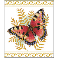 Farnia Butterfly 20x22cm cross stitch kit