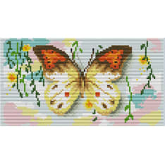 Farnia Butterfly 28x16cm cross stitch kit