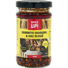 SPICE UP! 100 g paahdettu valkosipuli & chili öljyssä