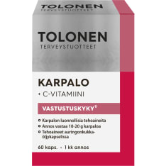 Tolonen Karpalo + C  60 kaps. ravintolisä