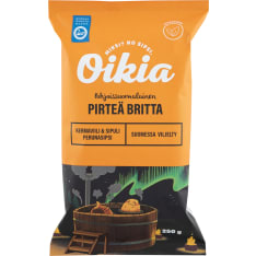 Oikia Pirtä Britta kermaviili-onion 250g potato chips