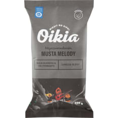 Oikia Musta Melody musta valkosipuli & chili 250g perunalastut