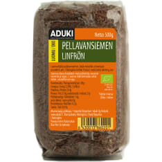 Aduki Luomu 500g pellavansiemen