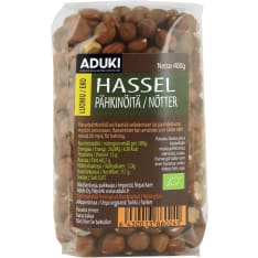 Aduki Luomu 400g hasselpähkinä