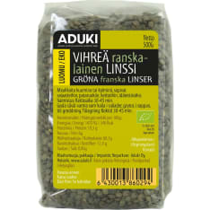 Aduki Organic french green lentils 500g