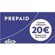 Elisa Prepaid recharge voucher 20e