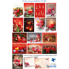 Korttiriihi 15 pc christmast cards