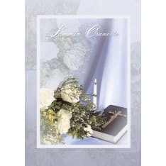 Korttiriihi D844 Ruusut ja raamattu adressi