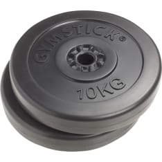 Gymstick 2 x 10 kg vinyylilevypainot
