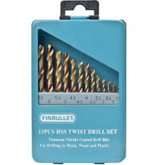 Finbullet HSS 13-piece metal drill set