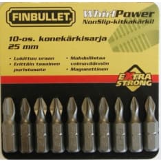 Finbullet 25mm PH machine tip assortment