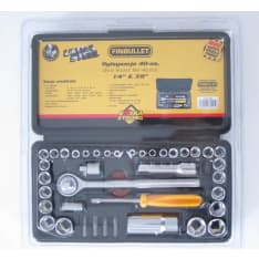 Finbullet 40-piece inch / milli socket set