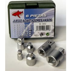 Finbullet 6-piece socket adapter set