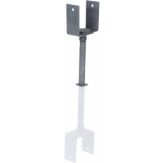 Hot-dip galvanized adjustable column shoe