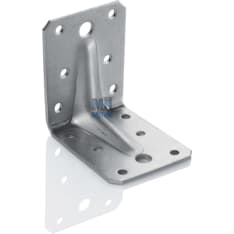 Mitek 70 x 70 x 55 x 2,5 mm vahvistettu ruostumaton kulmarauta