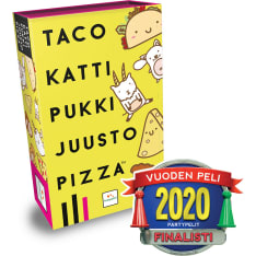 Taco Katti Pukki Juusto Pizza korttipeli