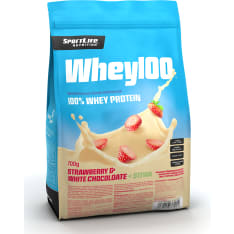 SportLife Nutrition Whey100 Strawberry&White Chocolate+Stevia 700 g heraproteiinijauhe
