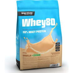 SportLife Nutrition Whey80 Vanilla Ice Cream+Stevia 600 g heraproteiinijauhe