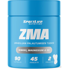 SportLife Nutrition ZMA 90kaps ravintolisä