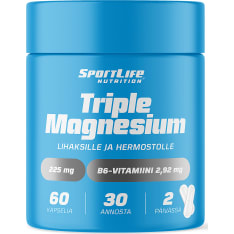 SportLife Nutrition Triple Magnesium 60kaps ravintolisä
