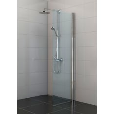 Stocksund 65x195 cm clear swinging shower screen