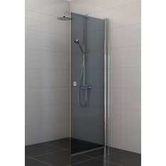 Stocksund SS750H 75x195 cm smoke swinging shower screen