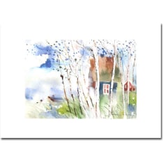 Minna Immonen's Beach Cottage 50x70cm poster