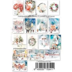 Minna-Kortti 16 pcs christmas postcards