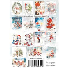 Minna-Kortti 16 pcs christmas postcards