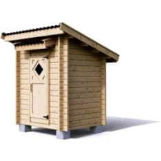Kannala 2,5m² pulpettikattoinen puucee